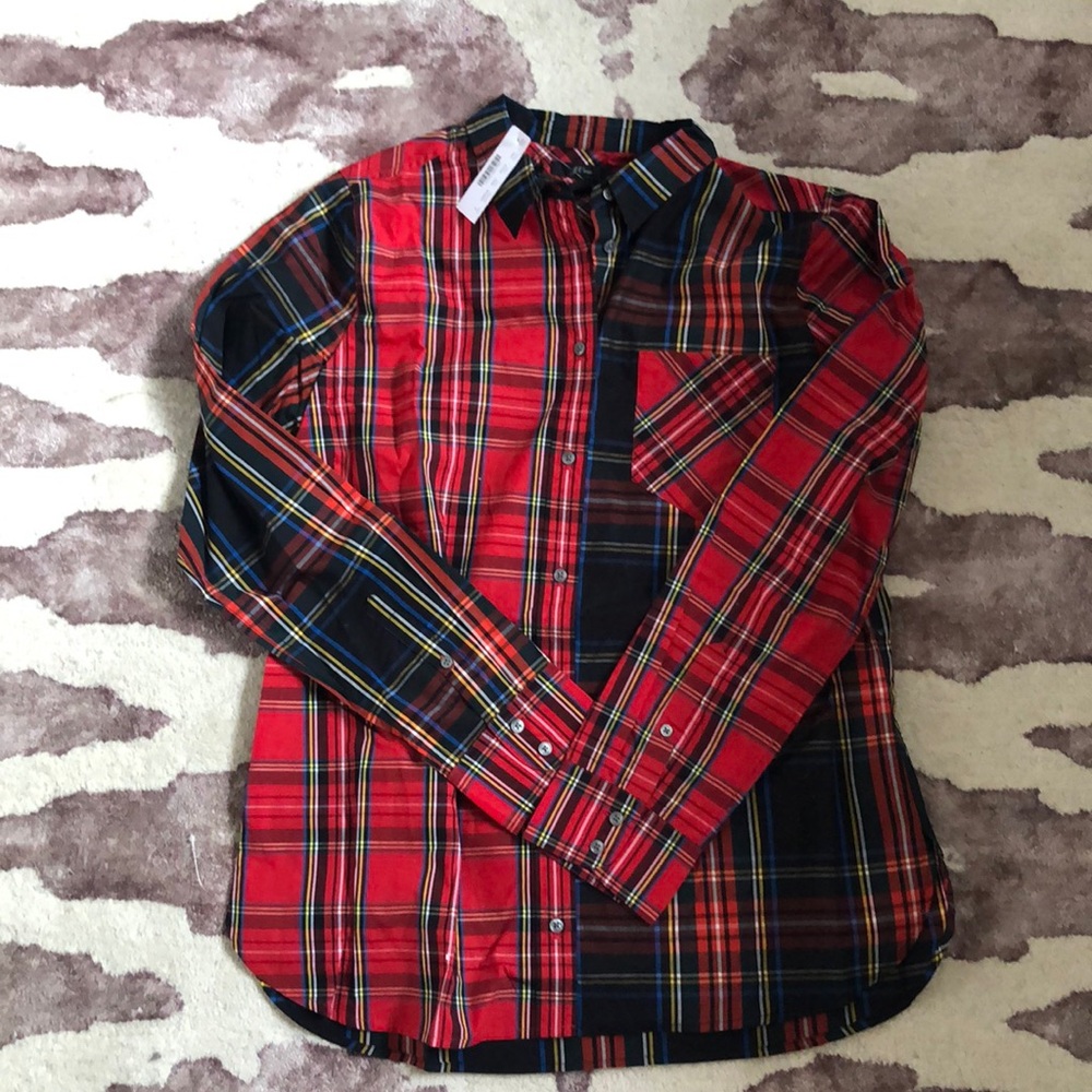 J. Crew NWT Never Worn Plaid Button Down Size 8